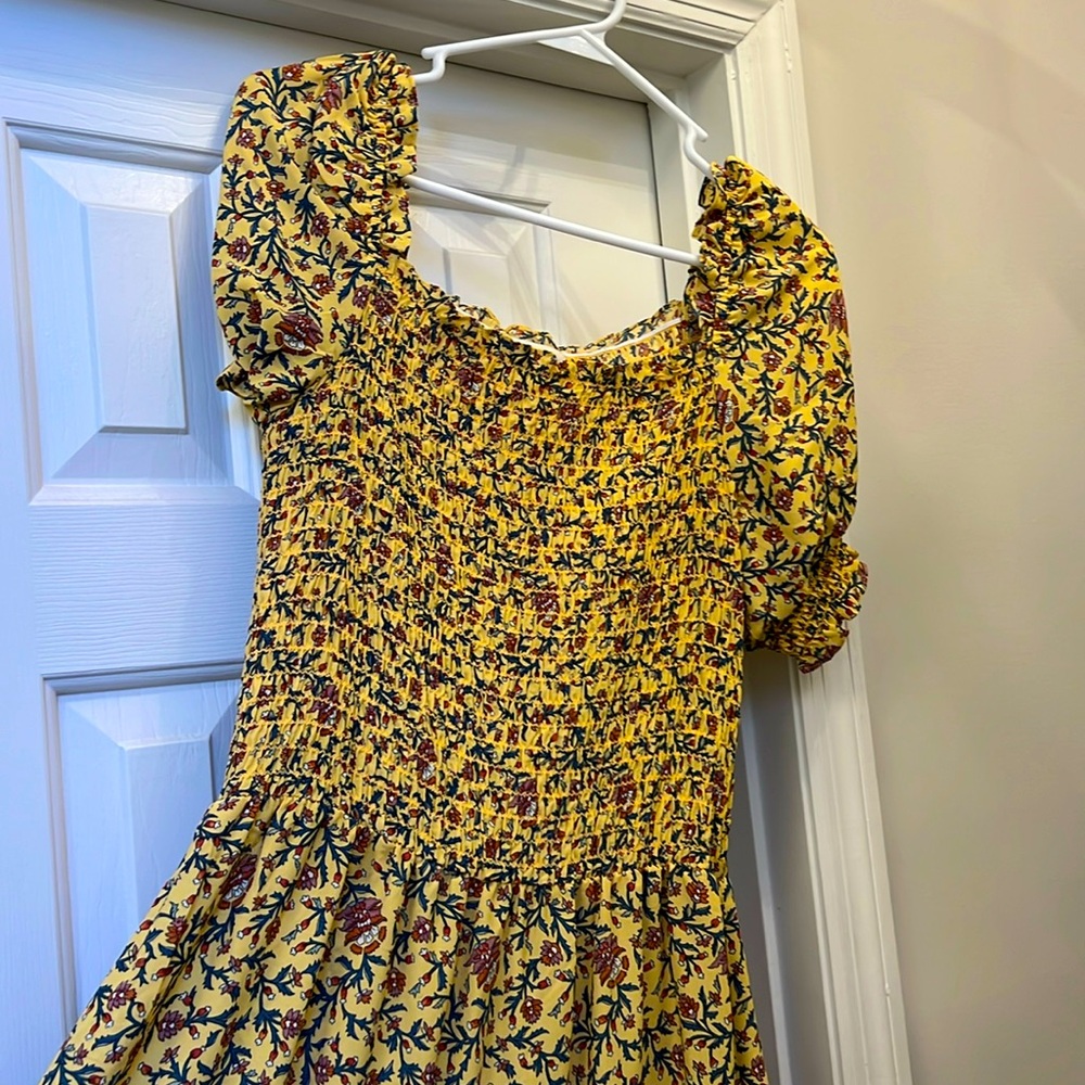 Women’s max studio floral long dress size L